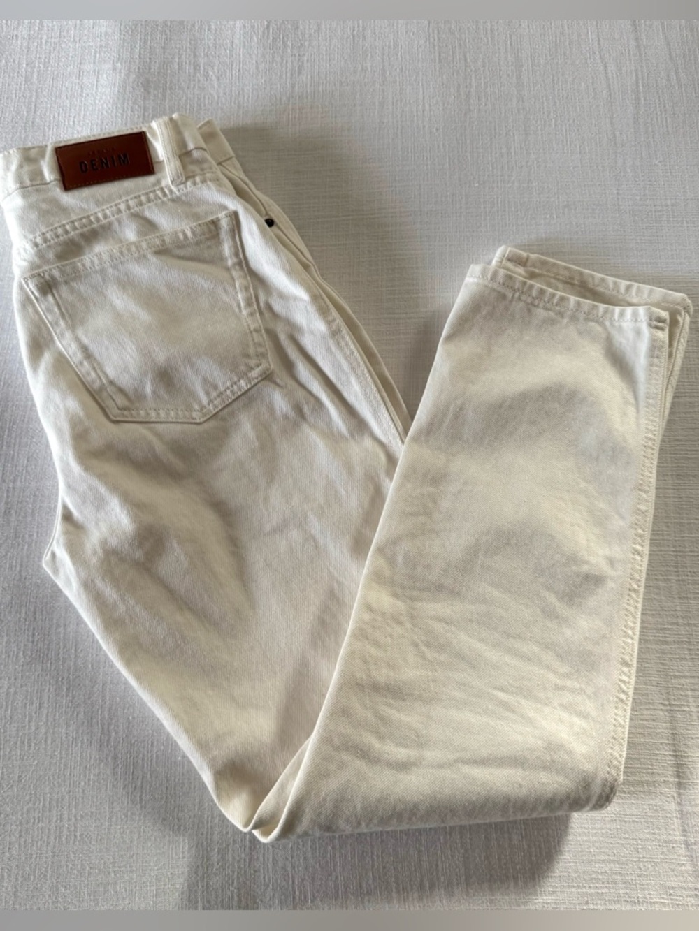 Sezane Brut Sexy Jeans, Ecru - size 36 (4 US) - Picture 11 of 13